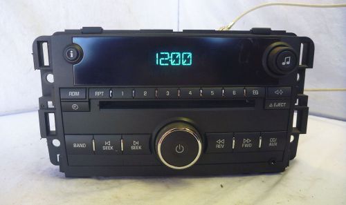 09 10 11 12 13 chevrolet impala am fm radio cd player aux input 20756283 c46586