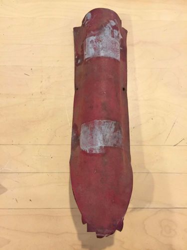 Mercedes 190 sl shifter tube tunnel, red leather oem good condition.
