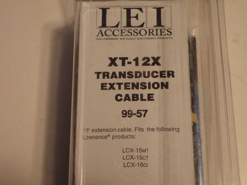 Lei xt-12x transducer extension cable 99-58 lowrance eagle