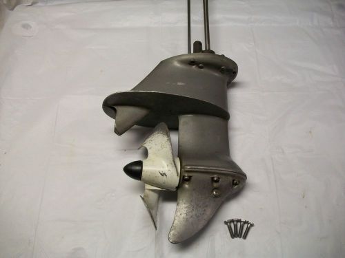 Montgomery ward seaking 1958 5hp short shaft lower unit with new water pump