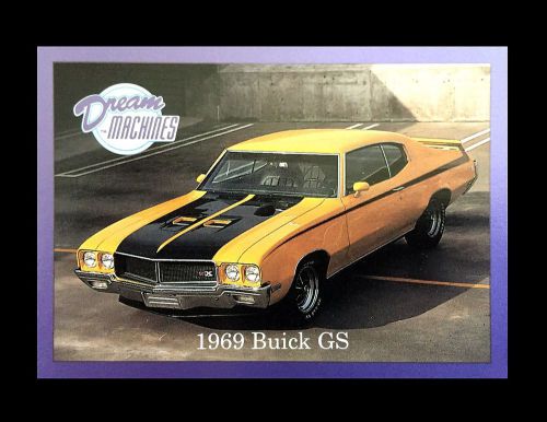 Dream machines trading card 1969 buick gs