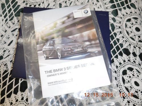 2012 bmw 3 series sedan owners manual, pre-owned