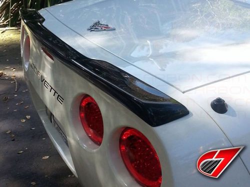 1997-2004 c5 corvette c7 carbon zr1 style carbon fiber rear spoiler lip vette