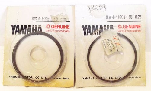 2 each yamaha 8k4-11601-10-00 vintage snowmobile piston ring set +.25mm 1st os