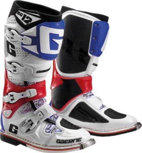 Gaerne sg-12 boots red/white/blue 9 9