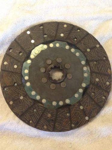 Early ford spline racing clutch, 10.5&#034; unsprung