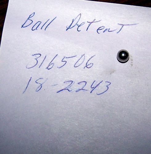 Johnson evinrudeoutboard motor lower unit 2 steel balls detent 316506 18-2243