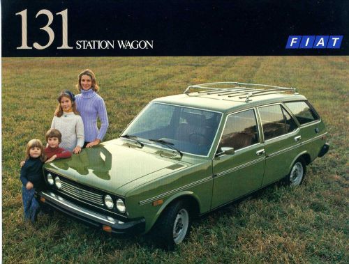 Fiat 131 station wagon 1977 dealer brochure