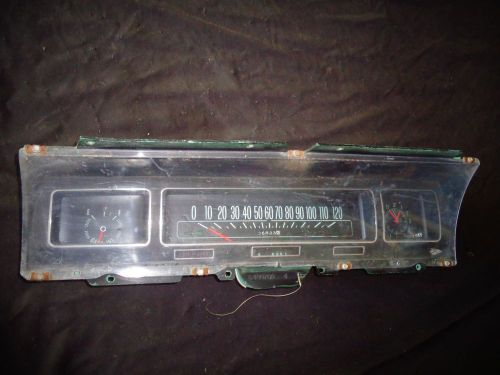 1968 chevrolet bel air biscayne caprice impala ss dash gauge cluster with clock