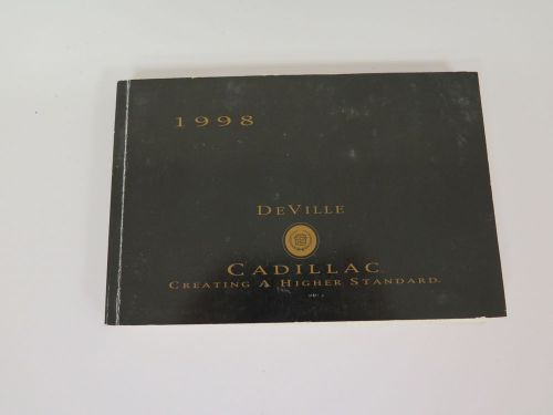 1998 cadillac deville owners manual book