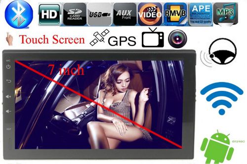 Gps touch screen wifi 7&#039;&#039; bluetooth car stereo radio mp3 player remote control