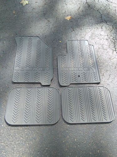 2012-2016 dodge journey all weather rubber floor mats