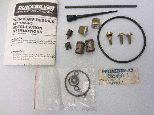 Mercruiser new oem power trim &amp; tilt pump repair rebuild kit 18545a1, 18545a 1