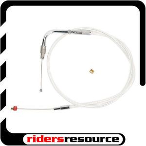 Barnett - 102-90-30003 - stainless clear-coated throttle pull cable