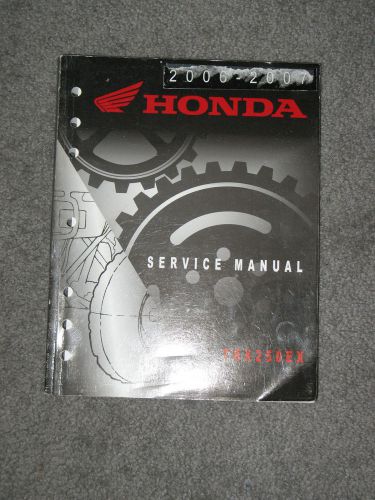 Trx250ex honda 2006-2007 service manual     61hn654a