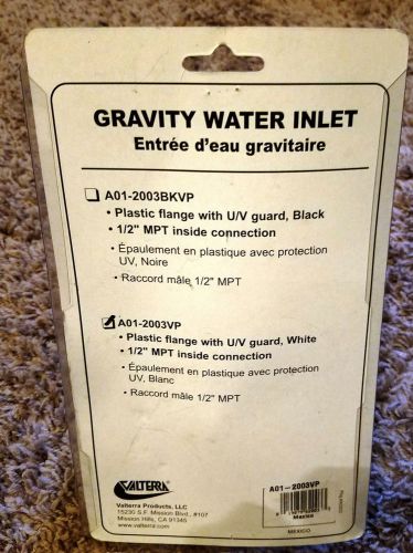 Valterra a01-2003vp gravity water inlet white