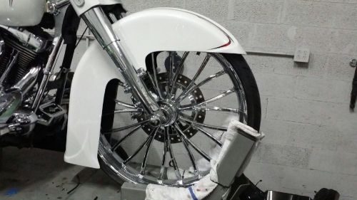 26&#034; inch custom flh style front fender harley davidson baggers. touring 94-13.