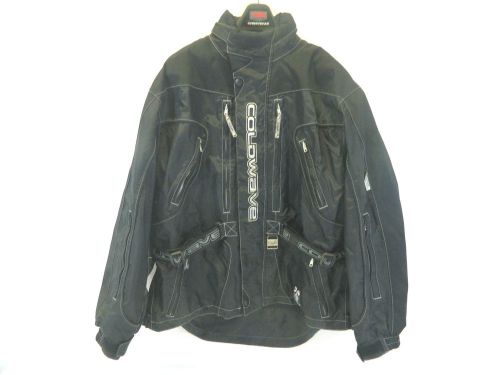 Coldwave men&#039;s snowmobile jacket ski thermolite coat black large