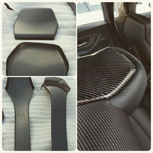 Bmw f82 m4 f80 m3 dry carbon fiber back seat cover made in usa