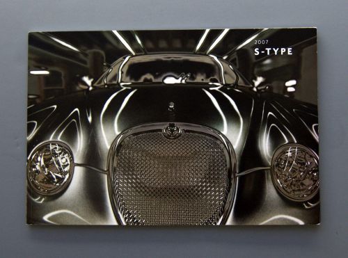 2007 jaguar type s sales catalog - large size - perfect
