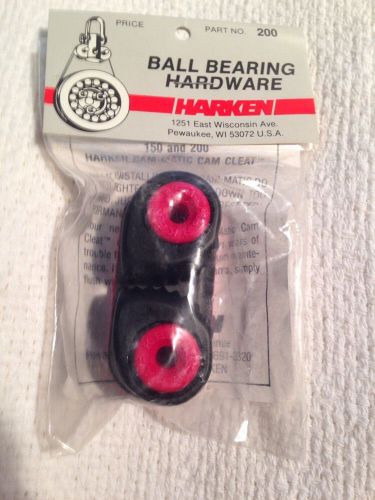 Harken cam-matic cam cleat 200   ball bearing sailing hardware new sealed