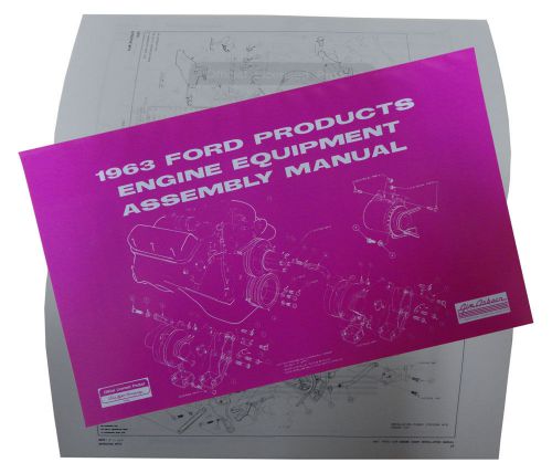 1963 ford mercury lincoln engine equipment assembly manual