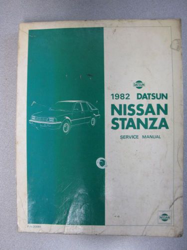 1982 datsun nissan stanza service manual