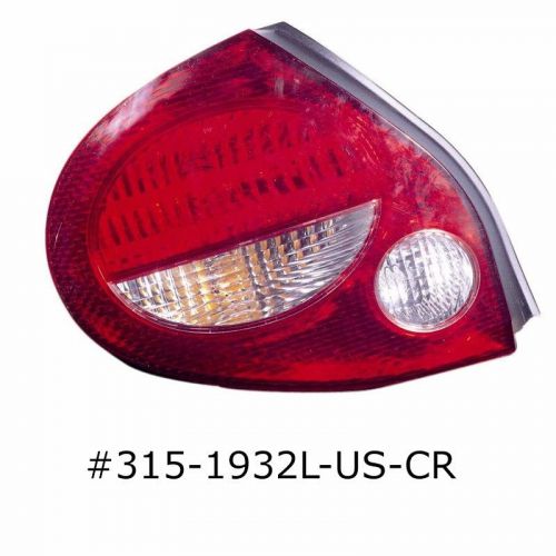 Depo tail light assembly left for 2000,01 nissan maxima 315-1932l-us-cr