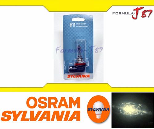 Sylvania basic h11 55w one bulb street legal dot low beam headlight fog fit lamp