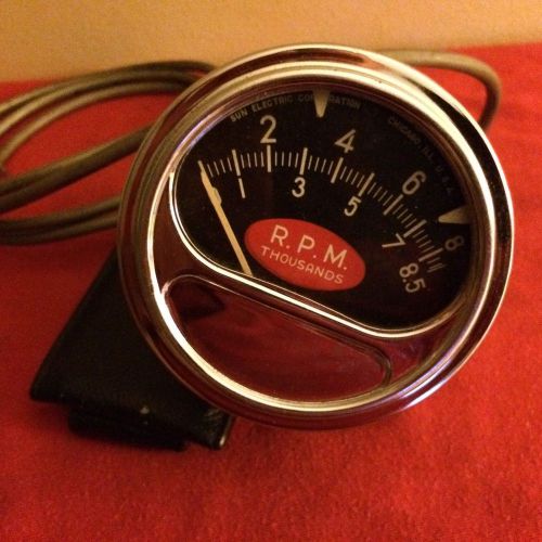 Vintage sun electric corporation  8.5 rpm tachometer