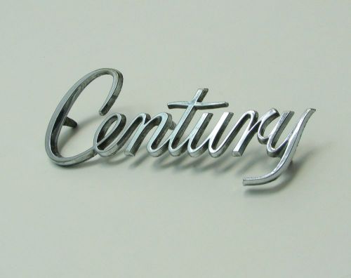 75 76 77 buick century front fender emblem gm 1248130