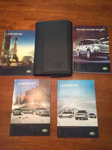 2008 land rover range rover sport owners manuals