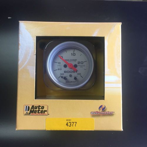 Auto meter 4377 boost gauge