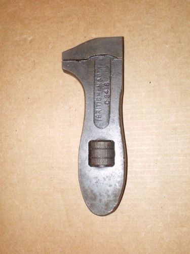 Vintage british made c2418 4 1/4&#034; adjustable wrench tool classic car motorcycle