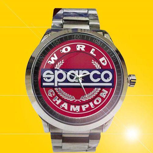 Hot ! sparco emblem world champion sport metal watch
