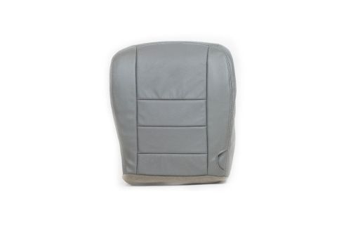 2003-2007 ford f250 f350 lariat crew -driver side bottom leather seat cover grey