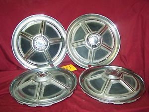 1970 amc javelin 14&#034; hub caps matador rebel american motor hubcaps set of 4 #3