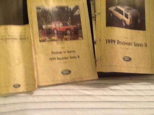 1999 discovery series 2 owners manual used free shipping