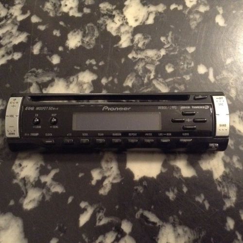 Pioneer deh p2800mp mp3/cd player faceplate only rare old school