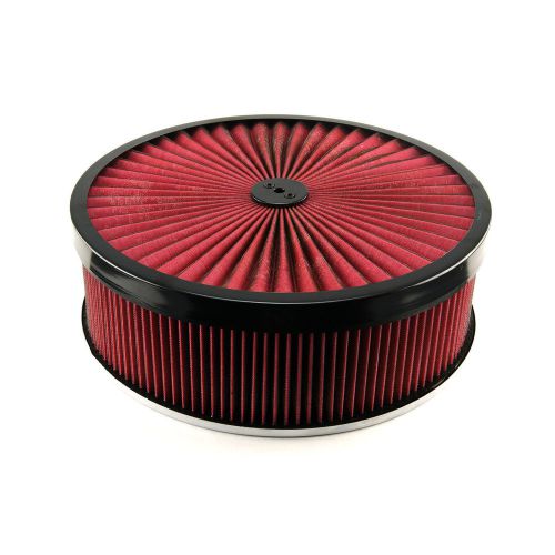 14&#034; x 4&#034; washable air filter cleaner assembly re-usable oiled filter chevy ford