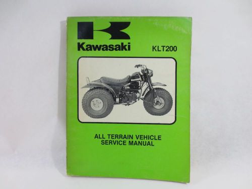 Kawasaki klt200 service manual 1983 klt200-b1 klt200-c1
