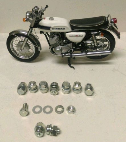 Kawasaki 1969 h1 500 nos rear fender set pan screw bolt washer 69 70 71 72 ss a