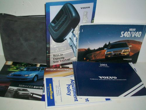 2001 volvo s40 &amp; v40 owners manual kit