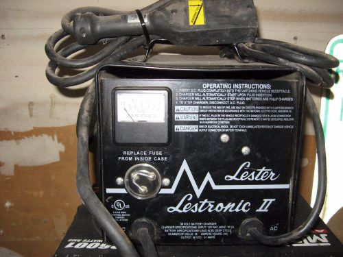 Golf cart battery charger 36 volt 11.0 amps lester industrial series