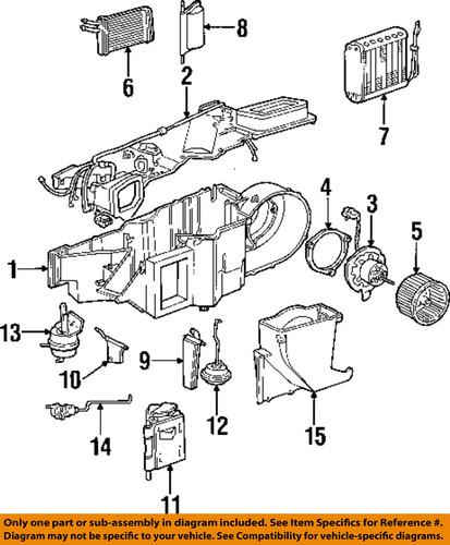 Dodge oem 5210111 evaporator & heater-actuator