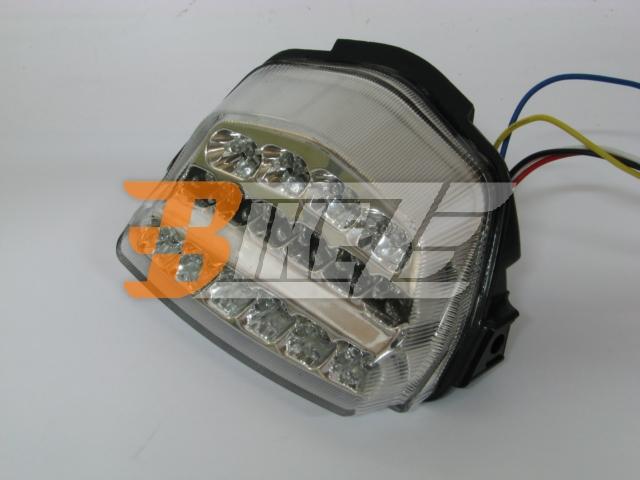 Fit honda cbr1000rr 08 09 10 11 clear led tail light w/ turn signal integrated