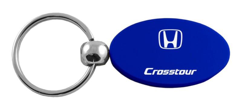 Honda crt blue oval keychain / key fob engraved in usa genuine