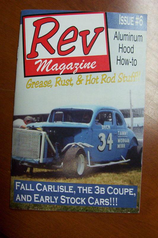 Rev magazine little pages hot rat rod 40 ford 32 model a old car 55 50 chevy