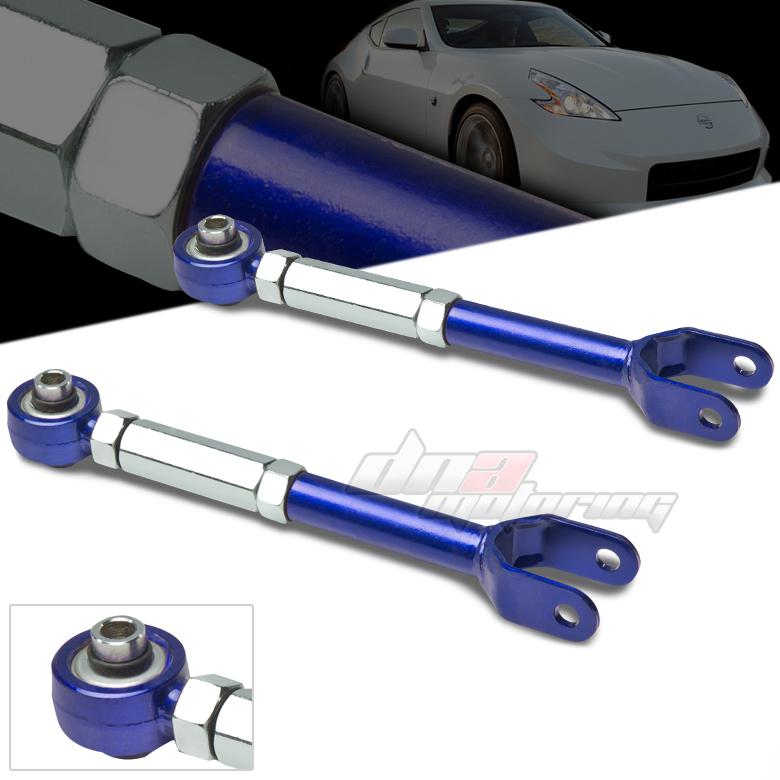 09-13 370z z34/gtr/gt-r r35/g37 v36 blue adjustable rear camber suspension kit