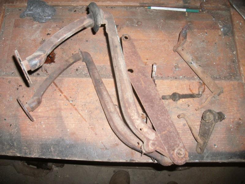 1951-61 willys wagon or pickup clutch & brake pedels with linkage,
